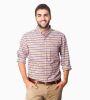 Blue Casual Check Shirt